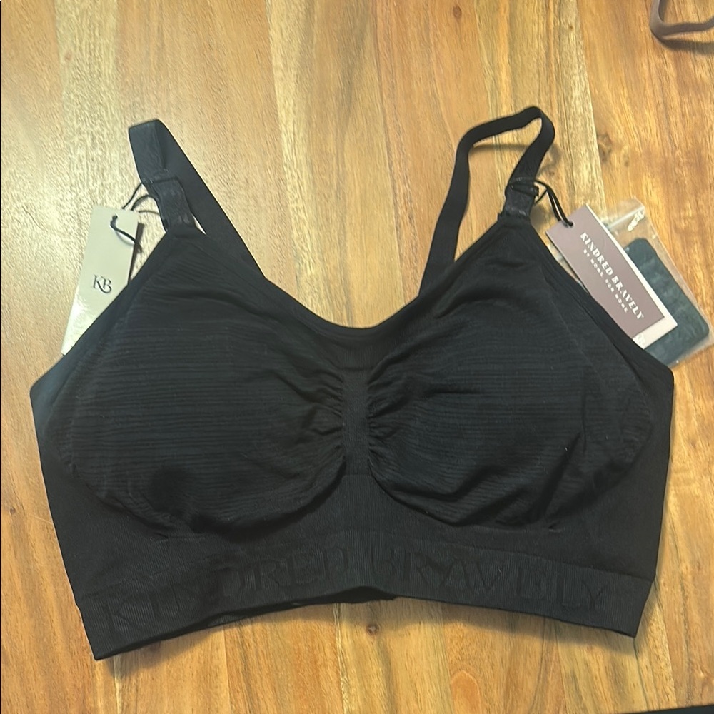 Kindred Bravely Black Sublime Hands-free pumping & Nursing Bra (XL Busty)